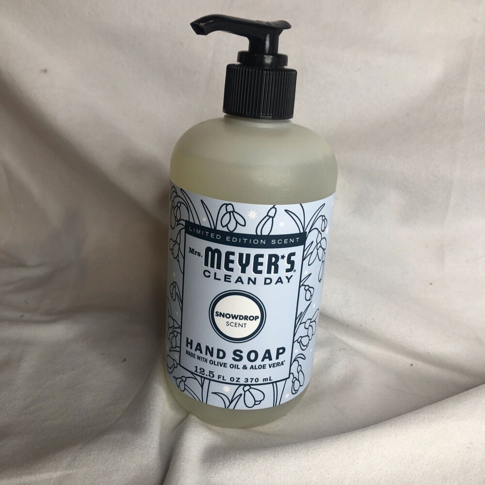 Mrs. Meyer's Clean Day Limited Edition ❄️ Snowdrop ❄️ Scent Hand Soap 12.5 fl oz
